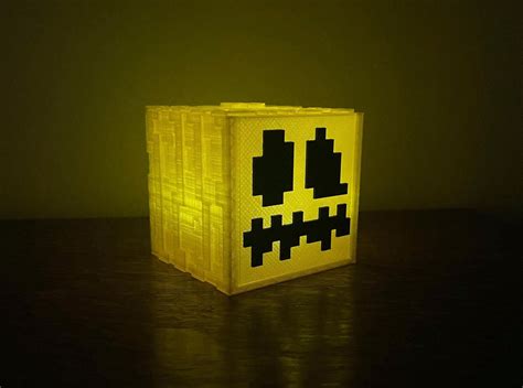 Minecraft Jack-O-Lantern Light | Etsy