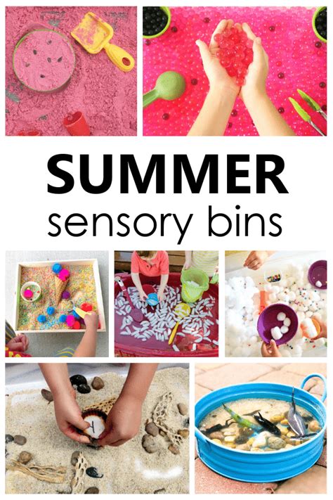 Summer Sensory Bins - Fantastic Fun & Learning