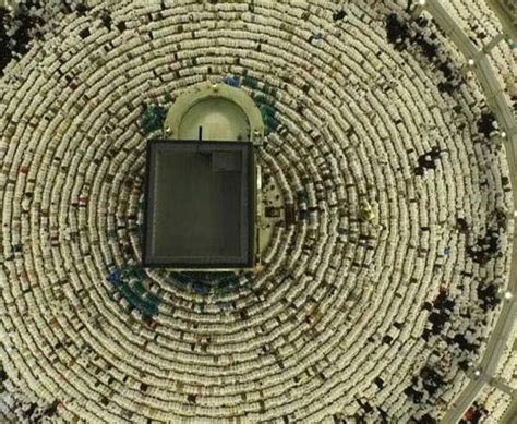 Geography- This is an aerial view of the Kaaba in Mecca Saudi Arabia ...