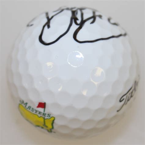 Lot Detail - Bryson Dechambeau Signed Masters Logo Golf Ball JSA ALOA