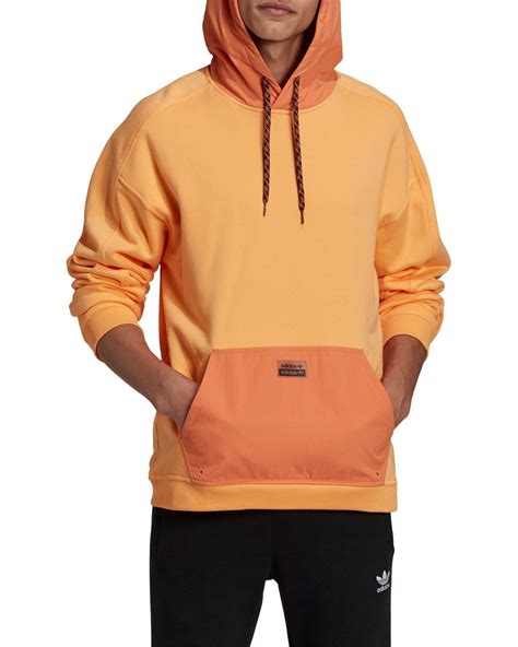 adidas Utility Hoodie in Orange for Men - Lyst