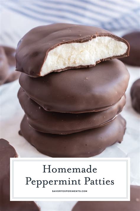 Homemade Peppermint Patty Recipe - Savory Experiments