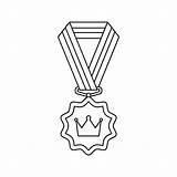 Coloring Page With Medal For Kids 10876860 Vector Art At Vecteezy sketch template
