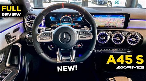 2020 MERCEDES AMG A45 S NEW FULL Review Interior MBUX BRUTAL 4MATIC ...