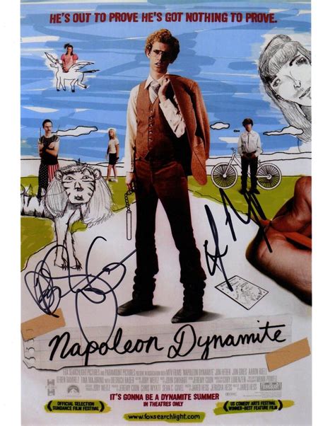 Napoleon Dynamite 8x10 Photo SIGNED by Diedrich Bader, Efren Ramirez ...