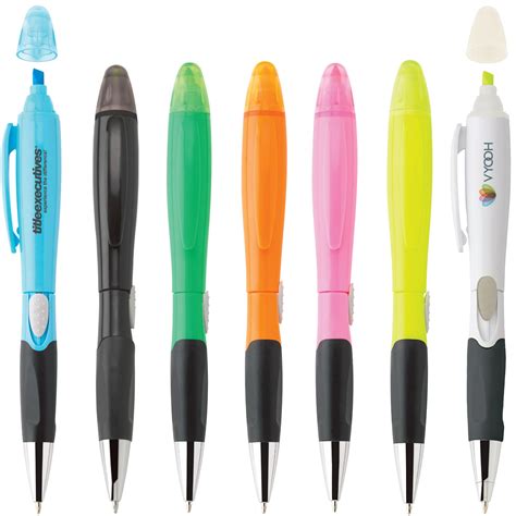 Customized Plastic Blossom Pen and Highlighters