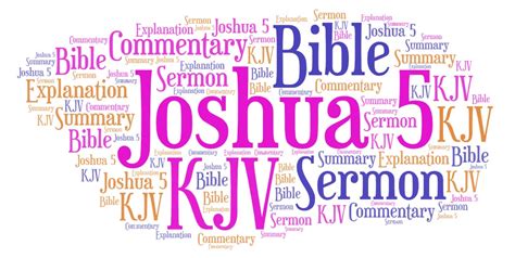 Joshua 5 KJV Sermon, Bible, Commentary, Explanation, Summary – Explaining The Book