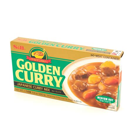 S&B Golden Curry Japanese Curry Mix Medium Hot - 7.8 oz (220 g) - Well ...