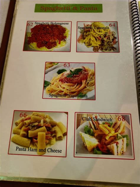 Menu at Sun Star Siam Restaurant, Khuekkhak