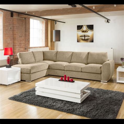 Extra Large L Shape Sofa Set Settee Corner Group 335x210cm Beige L | Sofa set, Corner couch ...