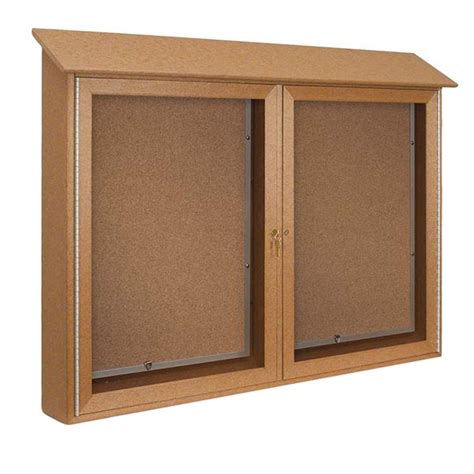 Outdoor Enclosed Bulletin Boards with Hinged Door: SCHOOLSin