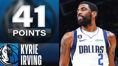 Kyrie Irving Drops 41 POINTS In OVERTIME ENDING! | April 2, 2023 - YouTube