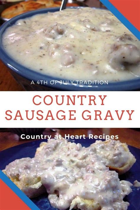 Country Sausage Gravy - Country at Heart Recipes