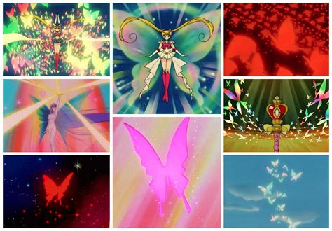 Silver Moon Crystal Power Kiss!, Sailor Moon Symbolism: Butterflies ...