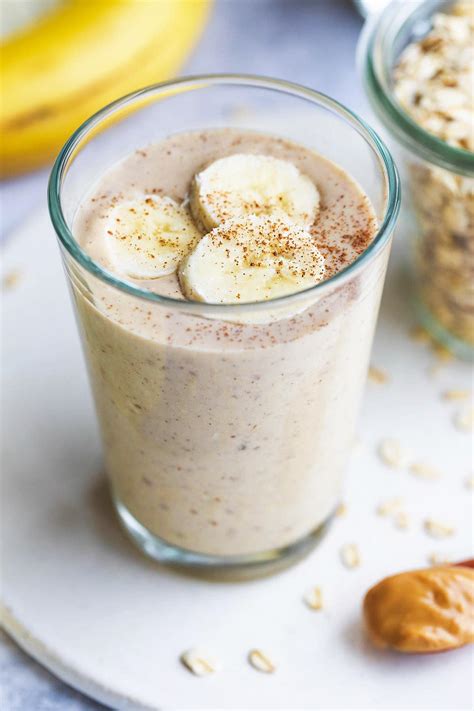 Banana Oatmeal Smoothie | Little Sunny Kitchen