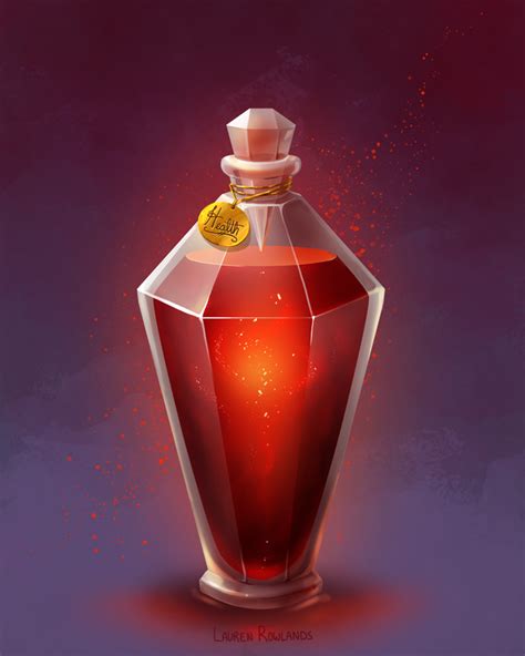 Enter the LAiR — larndraws: Potion of Healing | Magic bottles, Bottle ...