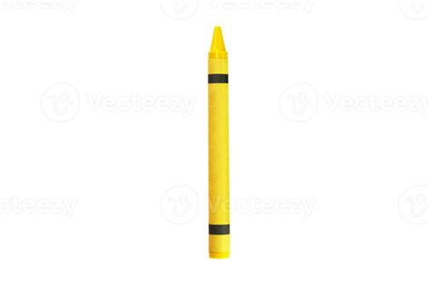 Yellow crayon isolated on a transparent background 21916547 PNG