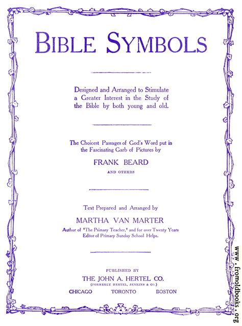 FOBO - Bible Symbols Title Page