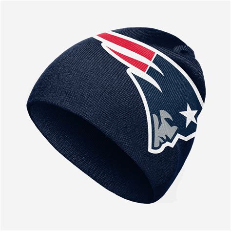 New England Patriots Big Logo Skullcap Beanie FOCO