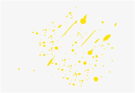 Yellow Paint Splatter Png - 600x485 PNG Download - PNGkit