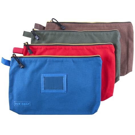 Canvas Zipper Tool Bags HeavyDuty Utility Bag Water Resistant Multi ...