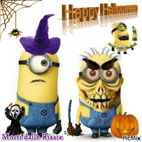 Playful Minions Celebrating Halloween