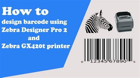 How To Create Barcode In Zebra Designer 2 - YouTube