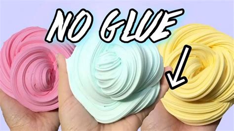 NO GLUE FLUFFY SLIME! How to make the BEST slime WITHOUT GLUE! | Fluffy slime no glue, Diy ...