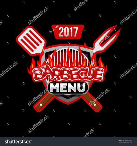 Barbecue Menu Logo Design Stock Vector 506691697 - Shutterstock