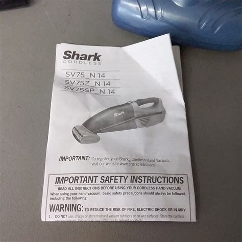 Lot Detail - Shark Cordless Pet Perfect Handheld Vacuum