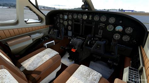 Flysimware Cessna 414 - Retro Brown Interior for Microsoft Flight ...