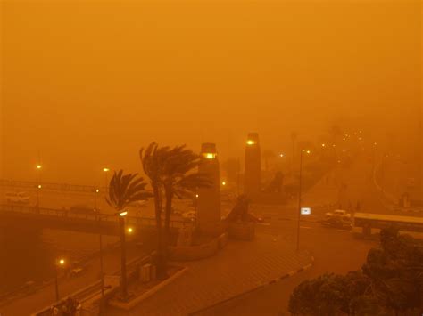 Cairo Egypt | Sandstorm: When we arrived there was some wind… | Flickr