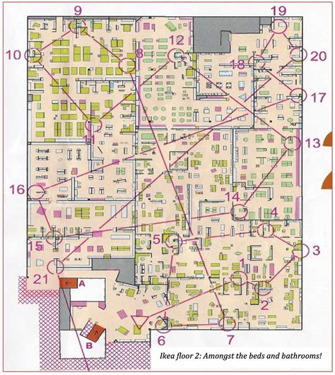 Indoor Orienteering at Ikea Uppsala, Sweden | Derwent Valley Orienteers