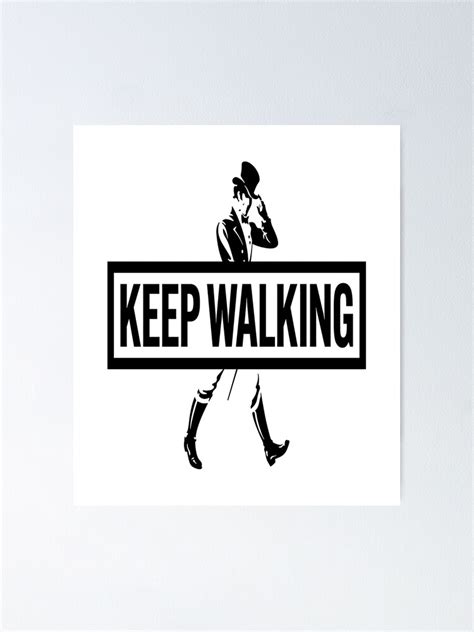 "Johnnie Walker keep walking logo" Poster for Sale by fclemittdb | Redbubble