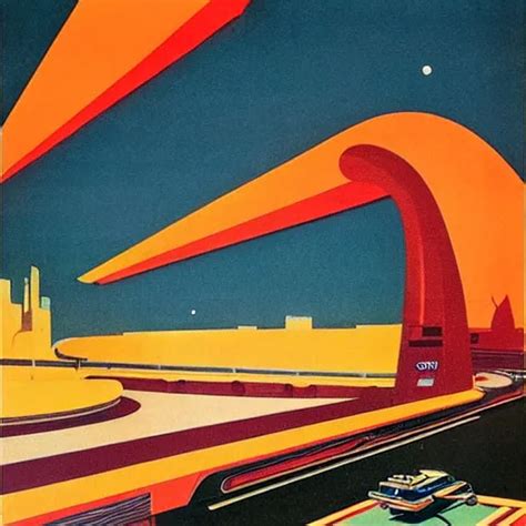 a series of highways in outer space with cars on them, | Stable ...