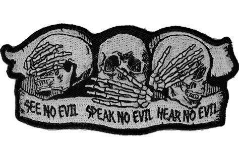 See No Evil Hear No Evil Speak No Evil Skull Drawings