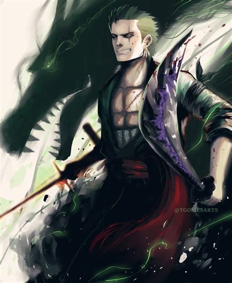 Zoro fanart I did. Hope it can be used as phone wallpaper. : r/OnePiece