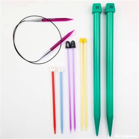 A Guide to Knitting Needle Types - Knitfarious