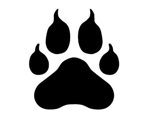 Coyote Paw Print Clip Art - ClipArt Best