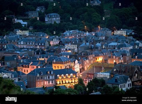 Etretat at night Stock Photo - Alamy