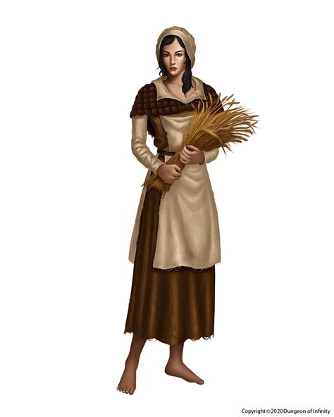 Female peasant by Montjart on DeviantArt