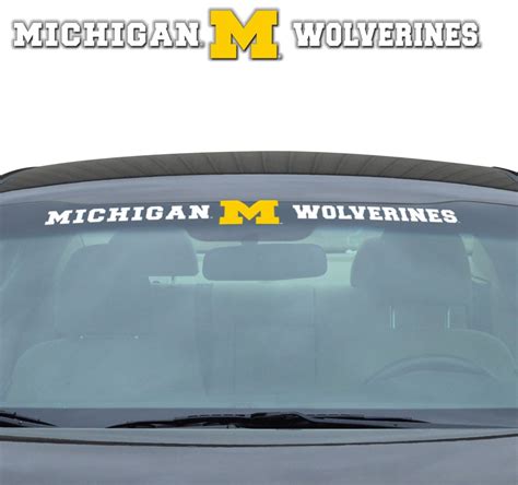 Michigan Wolverines Decal 35x4 Windshield - Sports Fan Shop