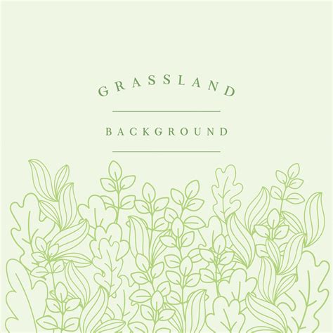 Premium Vector | Grassland background