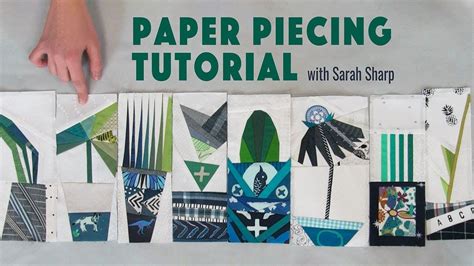 Paper Piecing Tutorial - YouTube