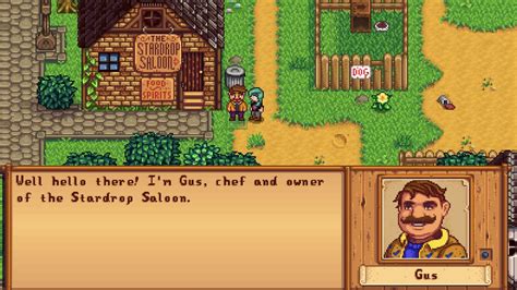 Stardew Valley Gus guide