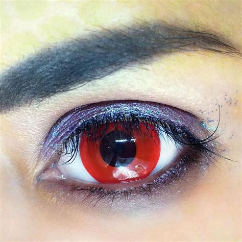 Pure Red Contact Lenses - Unicoeye