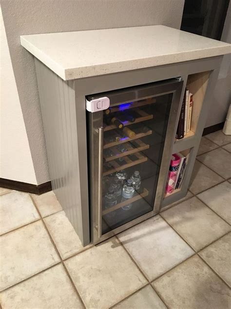 45+ Beverage Fridge Cabinet Help (With images) | Wine fridge cabinet, Beverage fridge, Diy cabinets