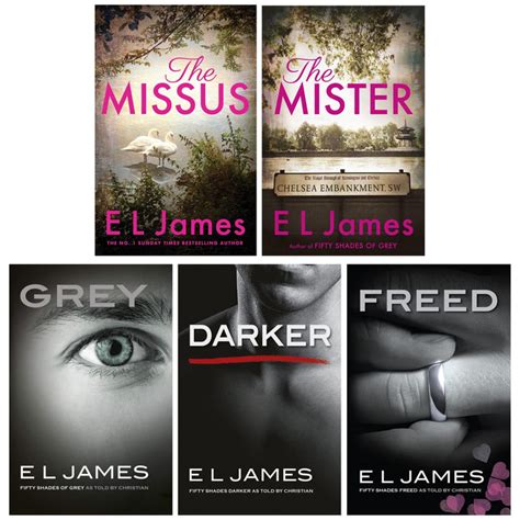 E L James 5 Books Collection Set - Fiction - Paperback — Books2Door