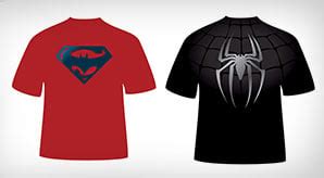 Marvel Avengers & DC Comics Superheroes T-shirt Designs