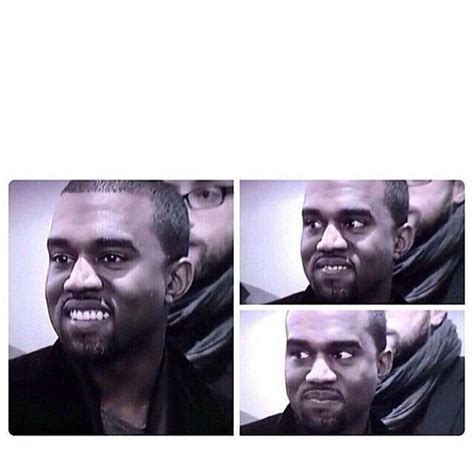 kanye west smiling mocked Blank Template - Imgflip